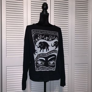 Brandy Melville elephant long sleeve shirt